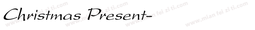 Christmas Present字体转换